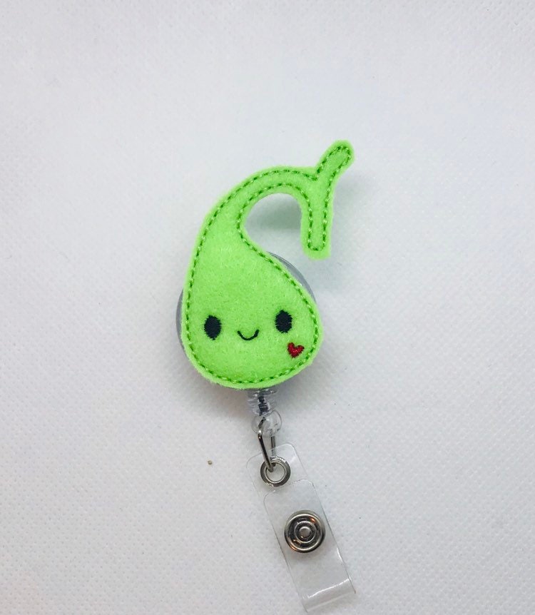 Gallbladder organ Nurse Badge reel, Badge holder, badge reel, ID badge holder, ID card holder, ID badge reel, organ badge reels,