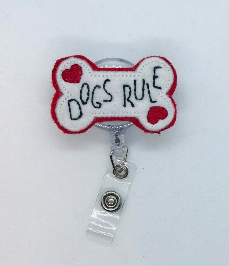 Dog lover Badge reel, dog lover badge holder, badge reel, ID badge holder, ID card holder, ID badge reel, nurse gift, nursing badge reel,