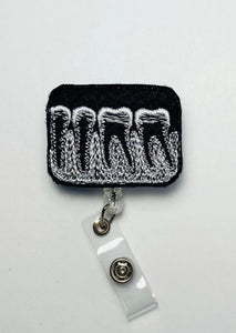 Dental Badge reel, dentist badge, Badge holder, badge reel, ID