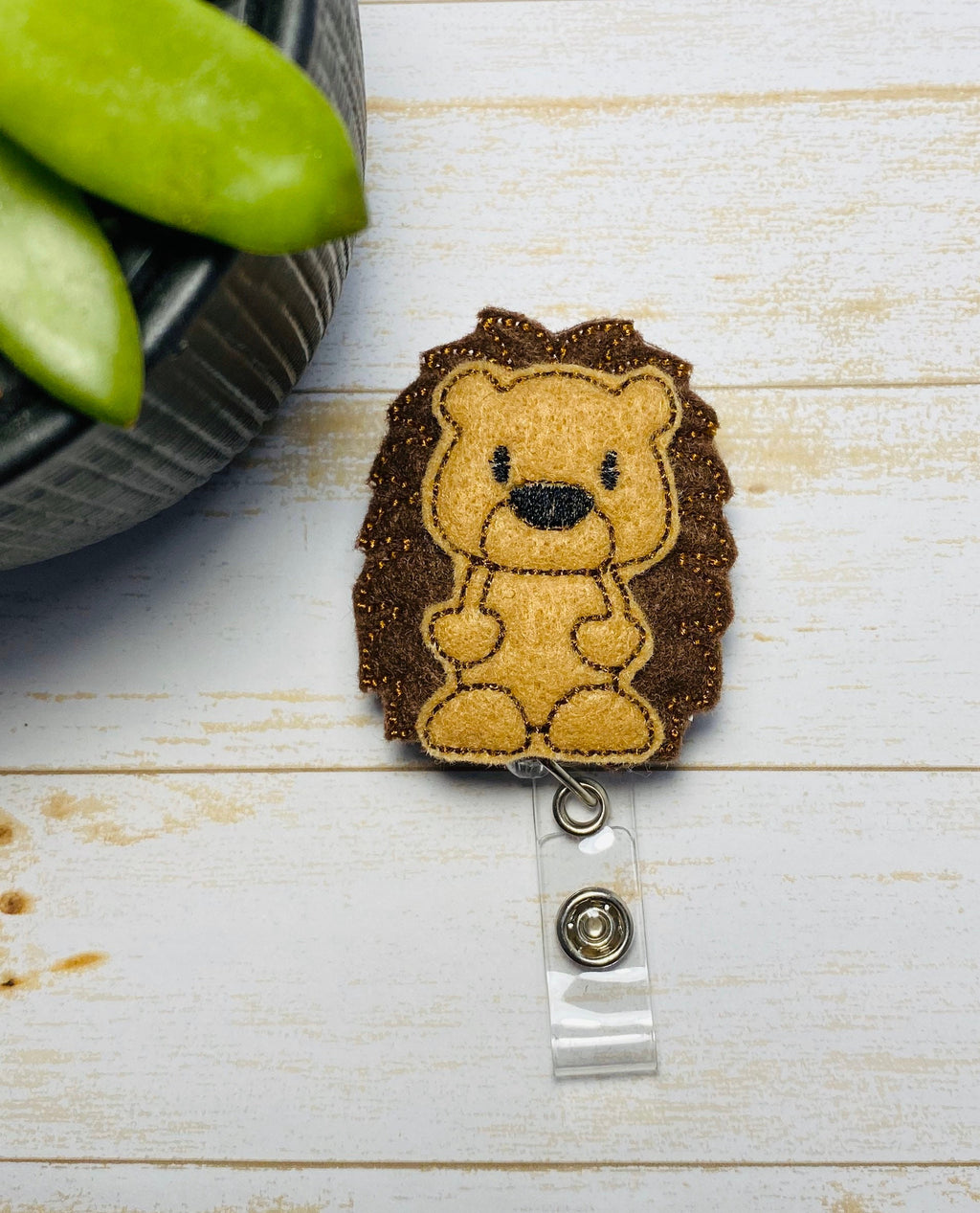 Porcupine Badge reel, porcupine badge holder, badge reel, ID badge holder, ID card holder, ID badge reel, nurse gift, nursing badge reel,