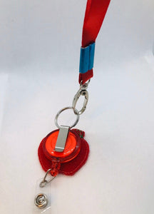 Flamingo lanyard badge reel, gifts for nurses