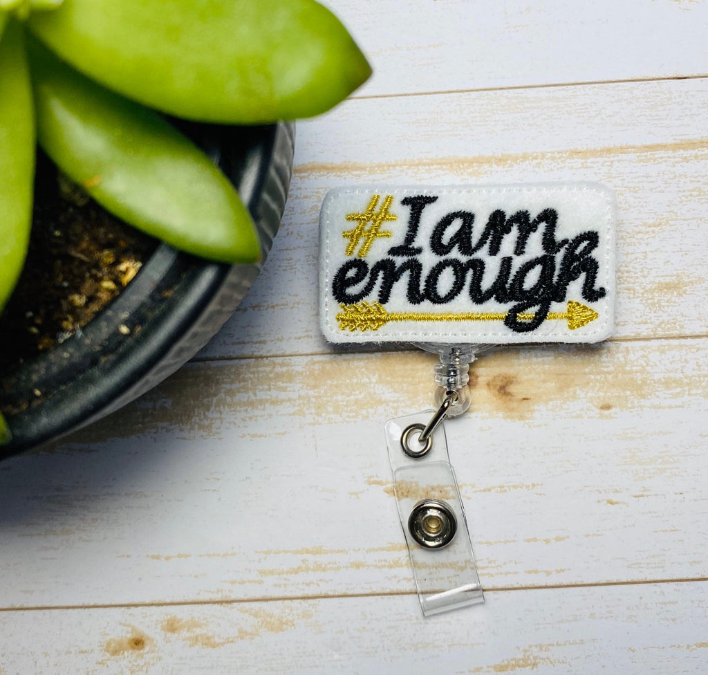 Inspiring nurse badge reel, feltie badge reel, ID name tag, gift for nurse,