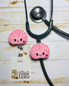 Brain Retractable badge reel ID lanyard