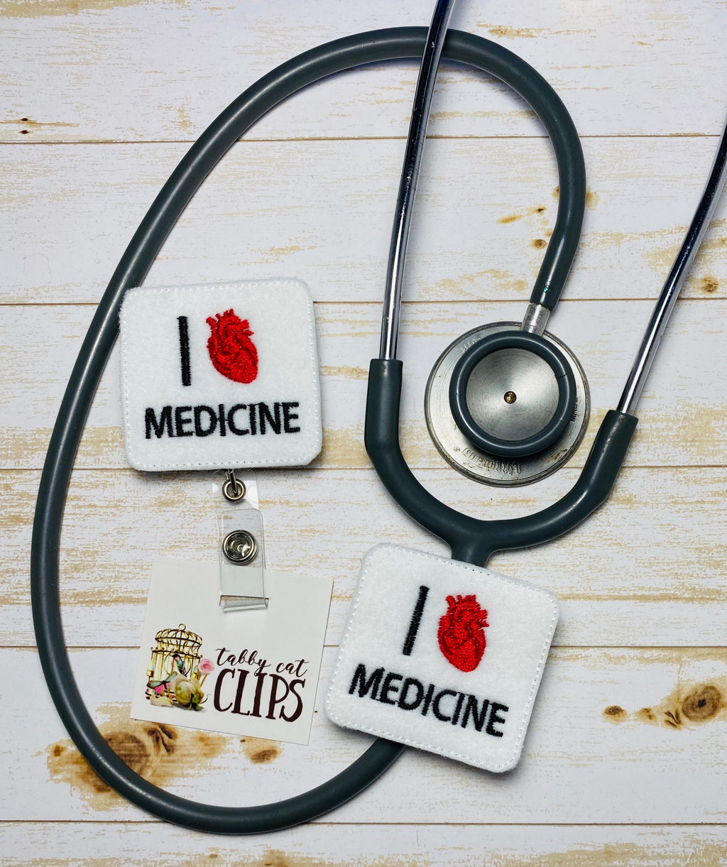 I love medicine retractable badge reel for nurses,