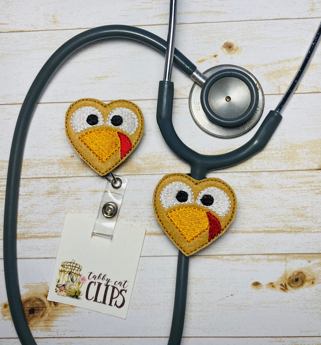 Turkey retractable badge reel, fall stethoscope clip,
