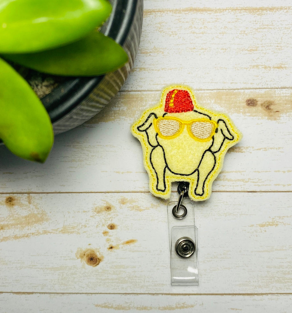 Fall retractable badge reels for employee swipe cards
