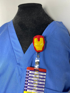 Nurse Badge reel, super hero badge, Badge holder, badge reel, ID
