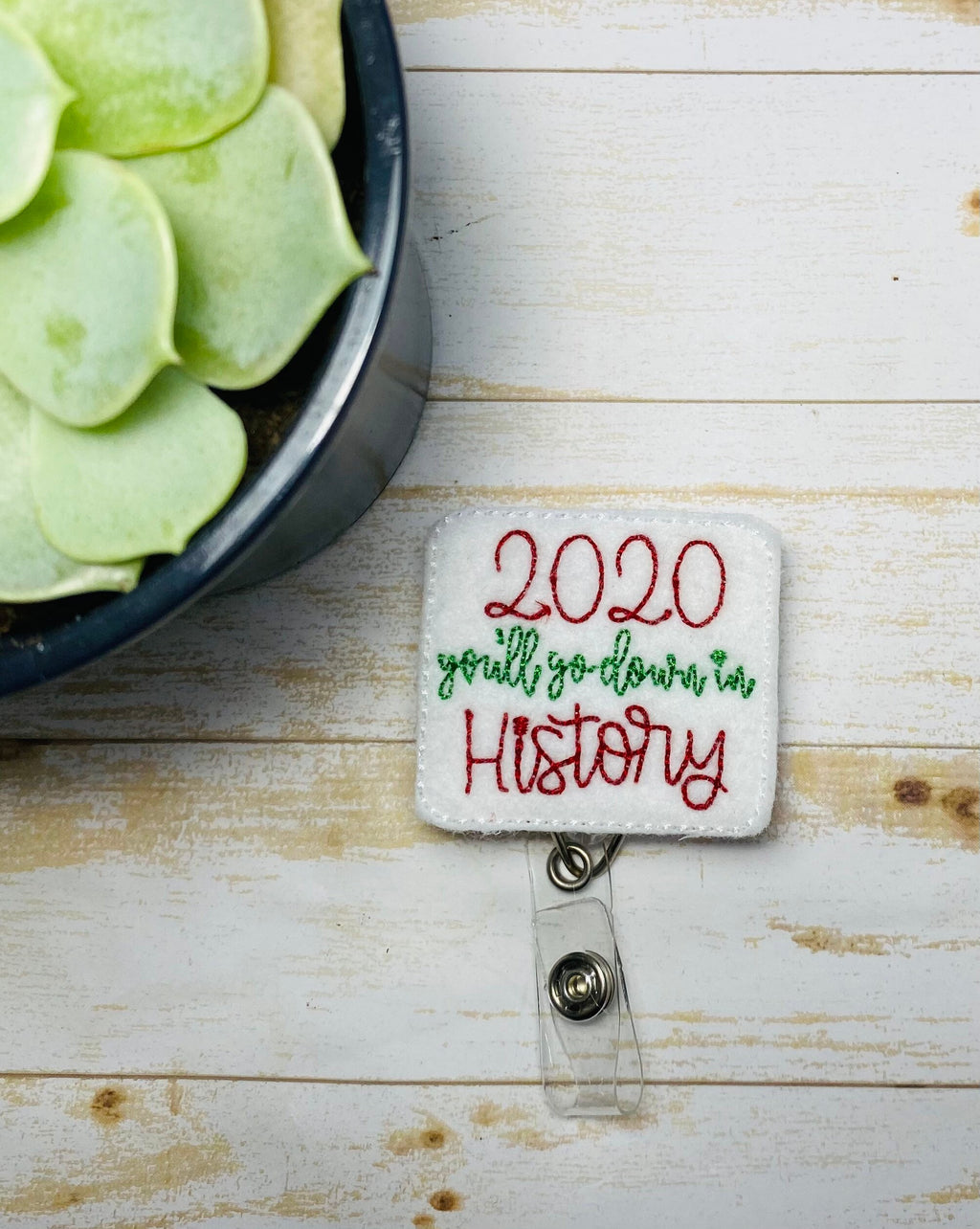 Christmas 2020 retractable badge reel for nurses