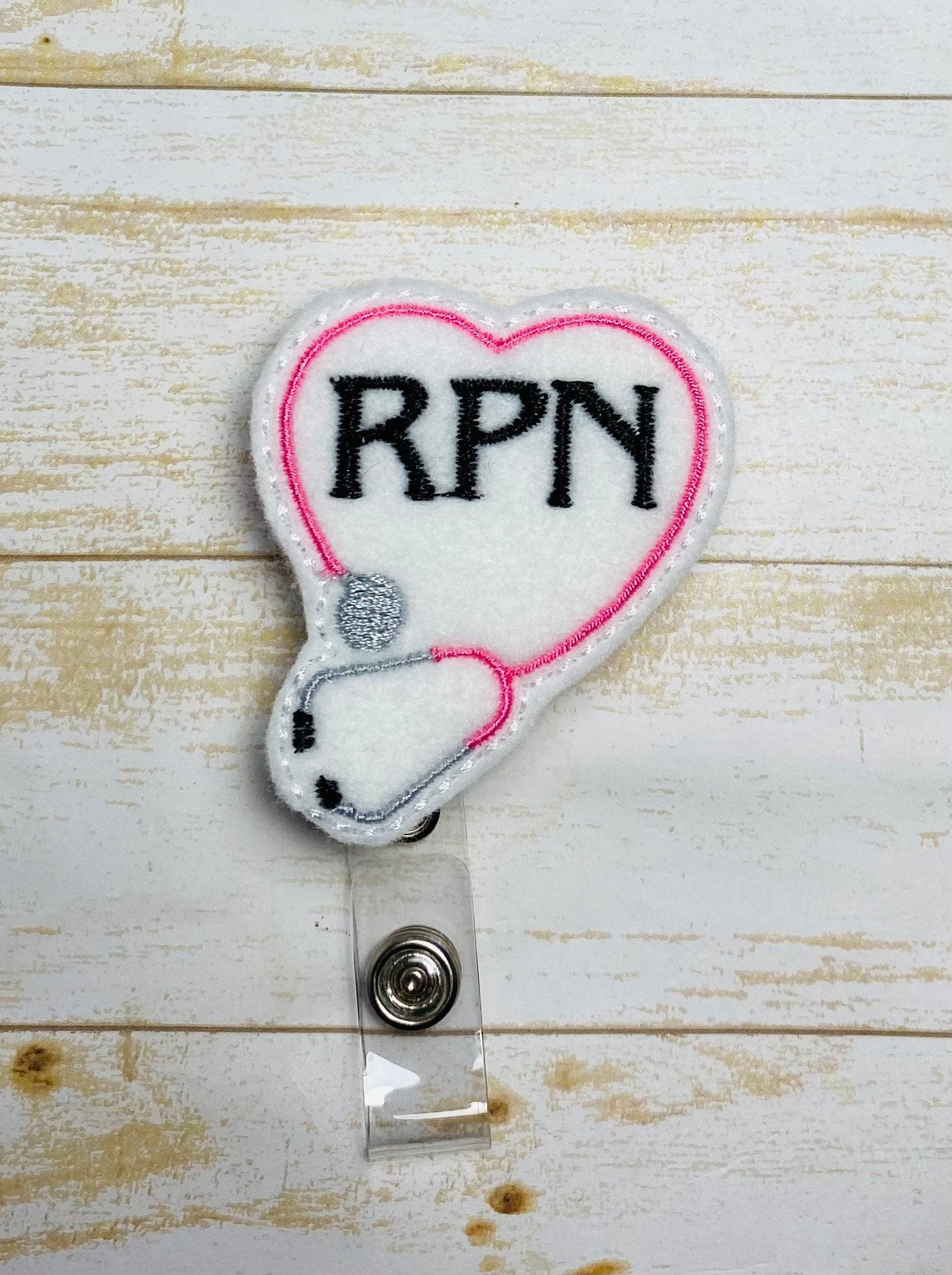 RPN Badge retractable badge reel lanyard, gift for nurse,