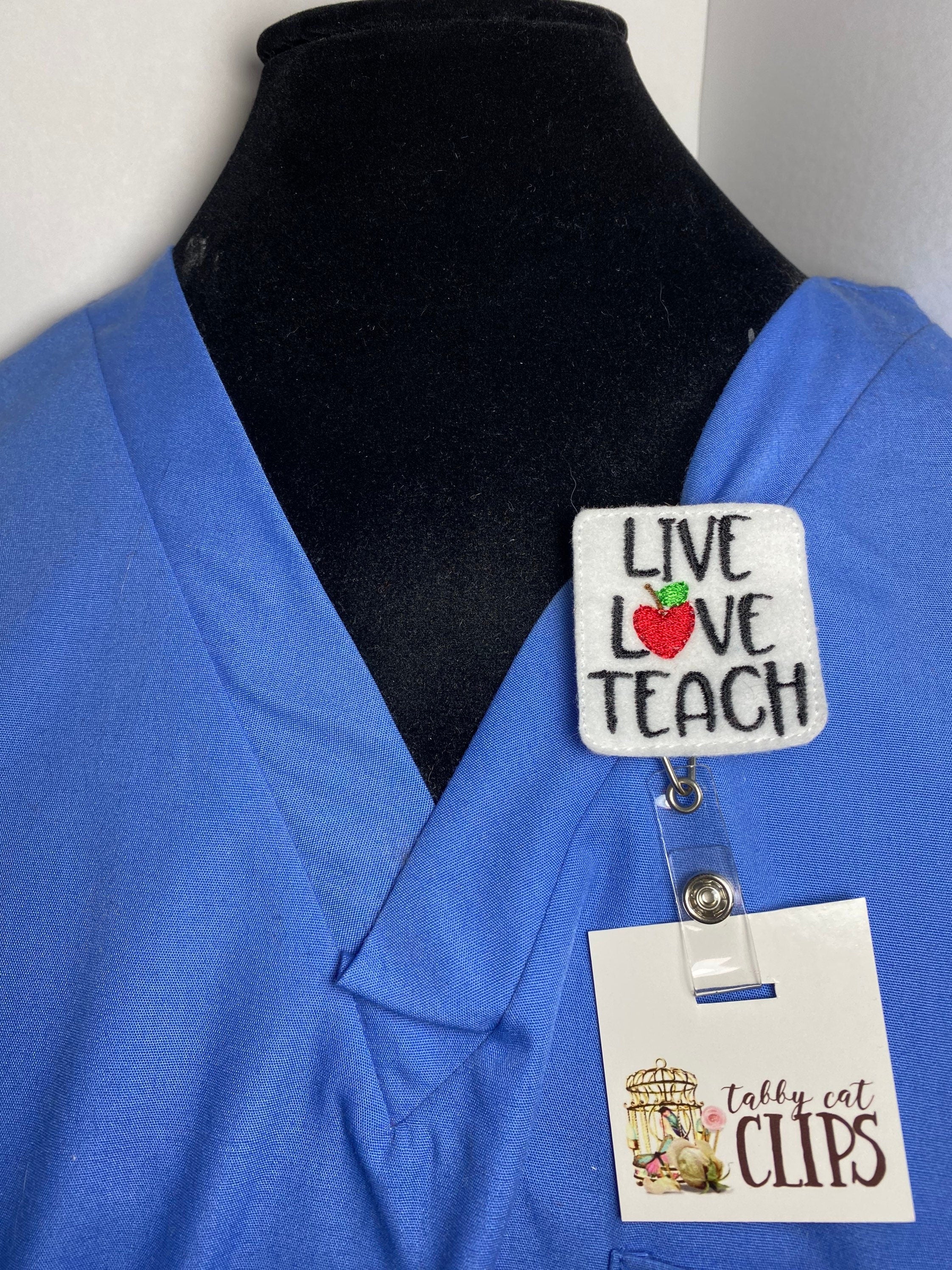 School teacher retractable badge reel appreciation gift.