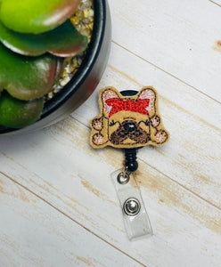 Bulldog retractable badge reel lanyard