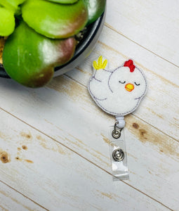 Chicken retractable badge reel lanyard,