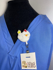 Chicken retractable badge reel lanyard,