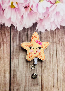 Starfish lanyard badge reel, gifts for nurses