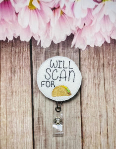 Scan Xray technician retractable badge reel