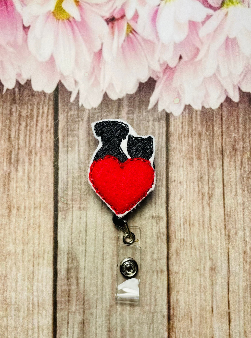 Veterinarian retractable badge reel