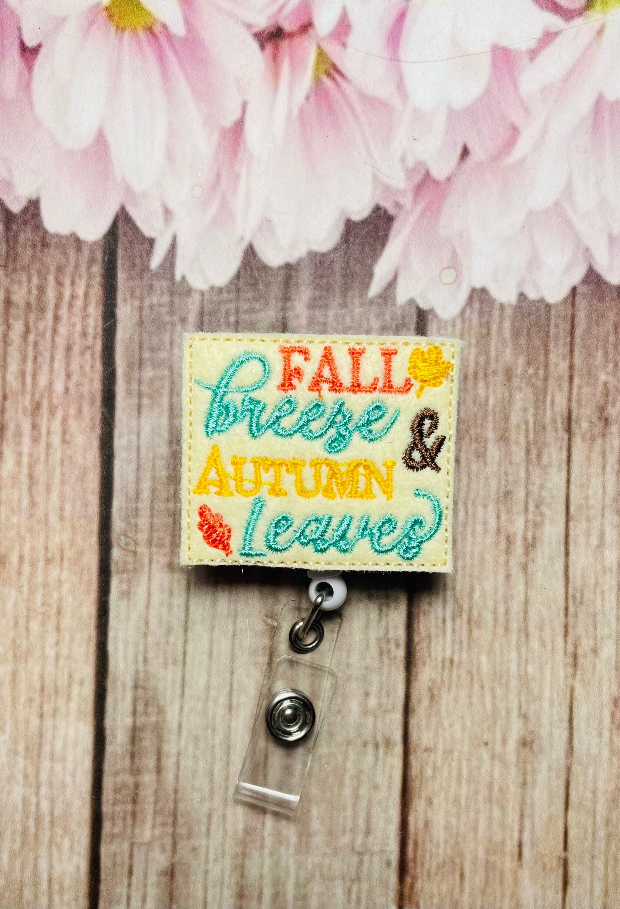 Fall breeze retractable badge reel