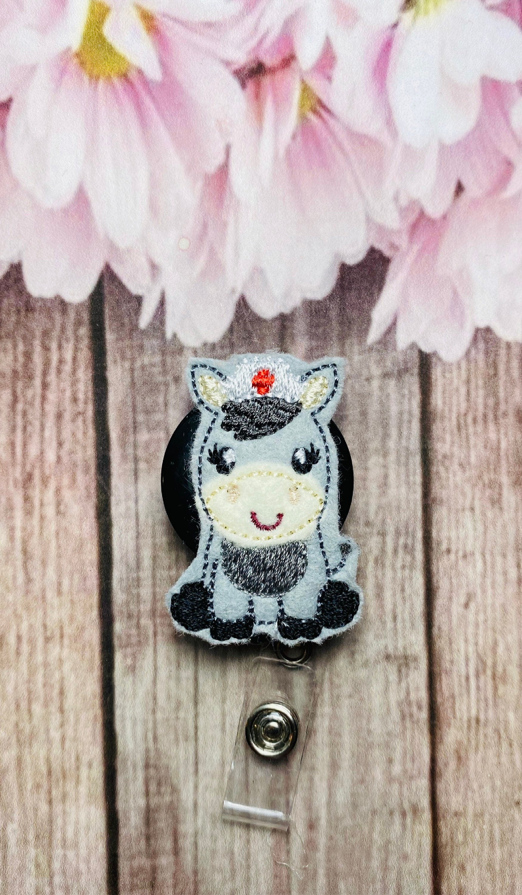 Donkey nurse Retractable badge reel