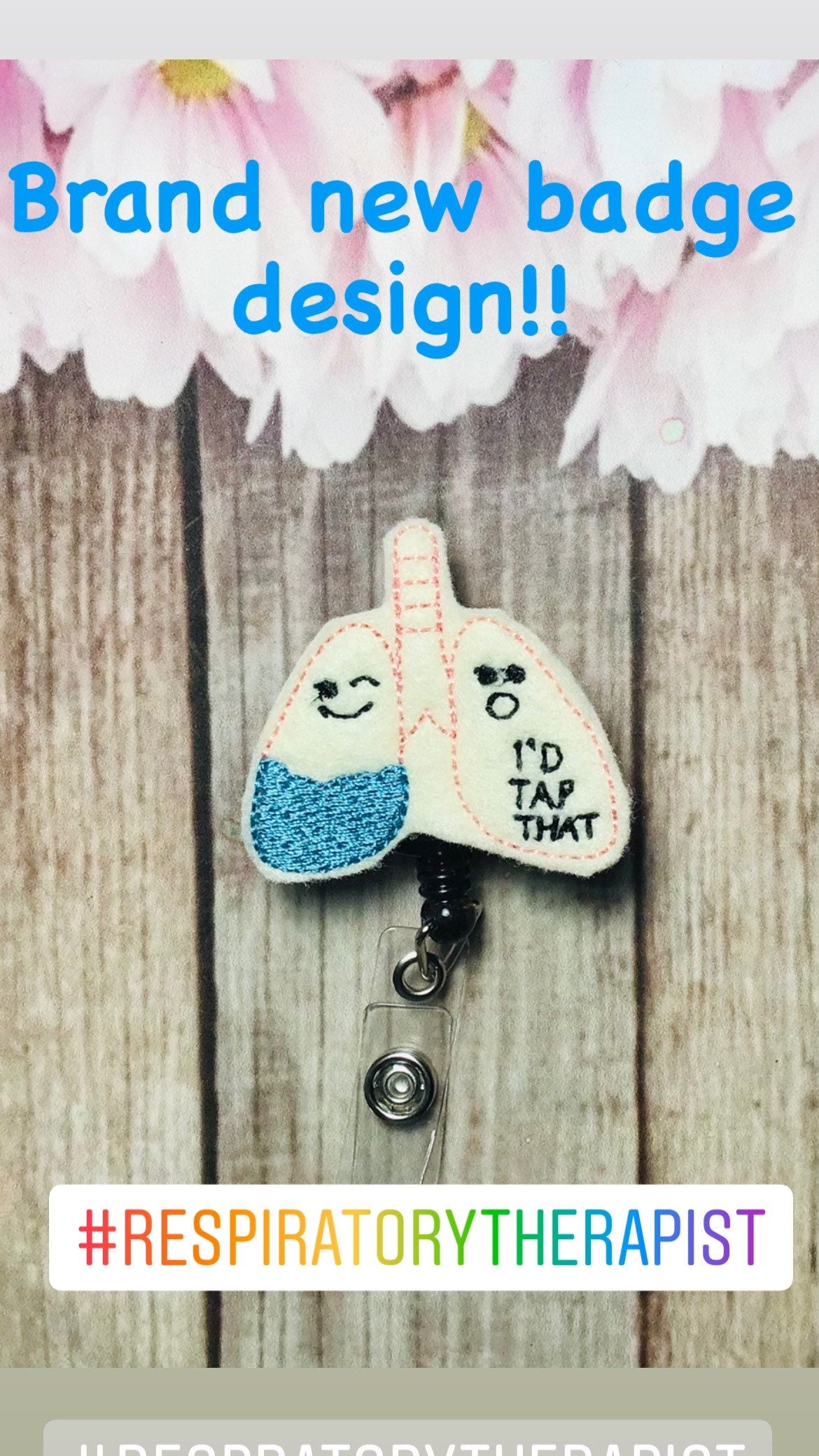 I’d tap that respiratory therapist retractable badge reel