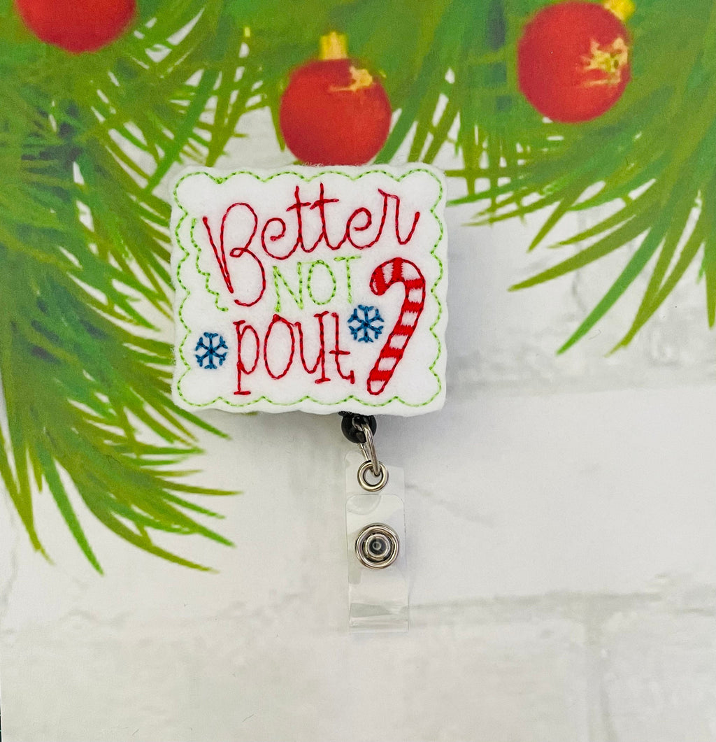 Better not pout retractable badge reel, planner accessories