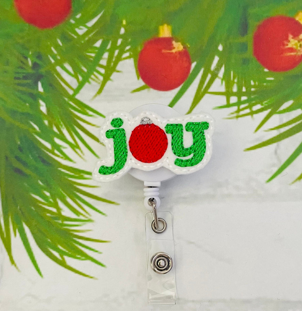 JOY retractable ID badge reel lanyard