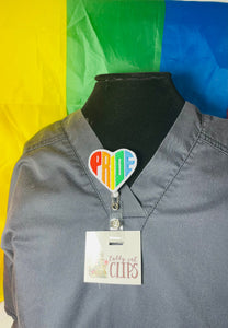 Pride retractable badge reel,