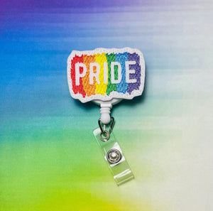 Pride retractable badge reel,