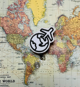 Travel retractable badge reel,