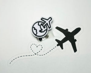 Travel retractable badge reel,