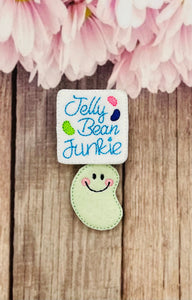 Jelly bean retractable badge reel, gift for nurses, badge reel lanyard, ID badge holder,