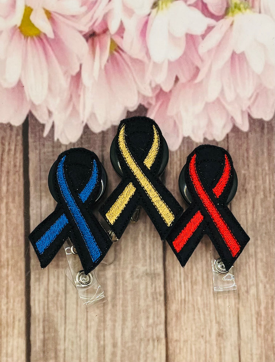 Emergency services awareness ribbons – tabbycatclips