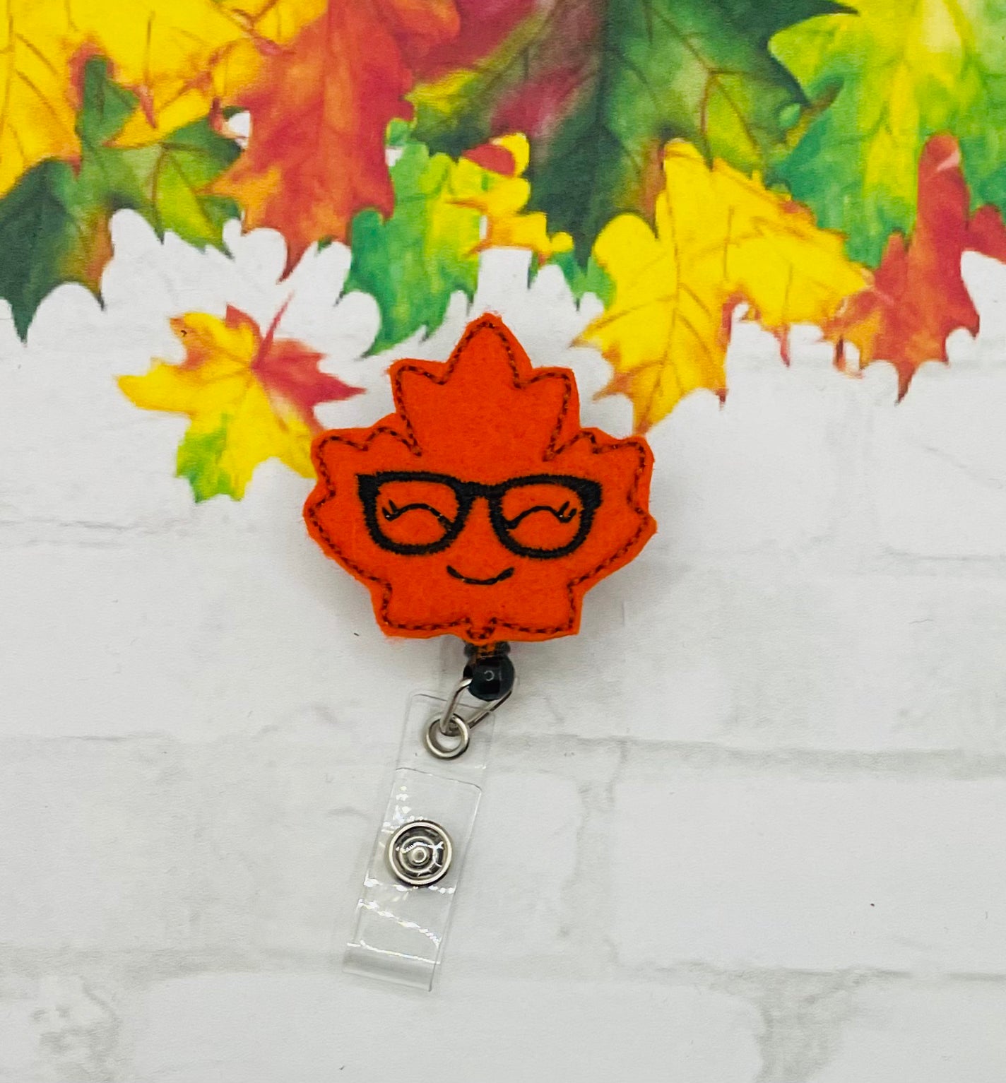 Geeky fall leaf