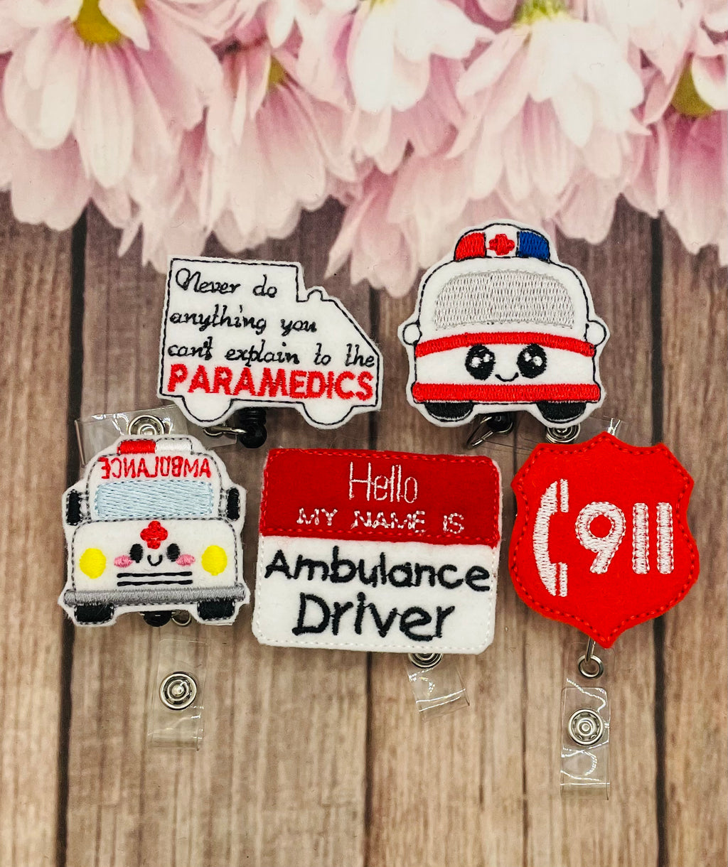 Medical themed badges – tabbycatclips